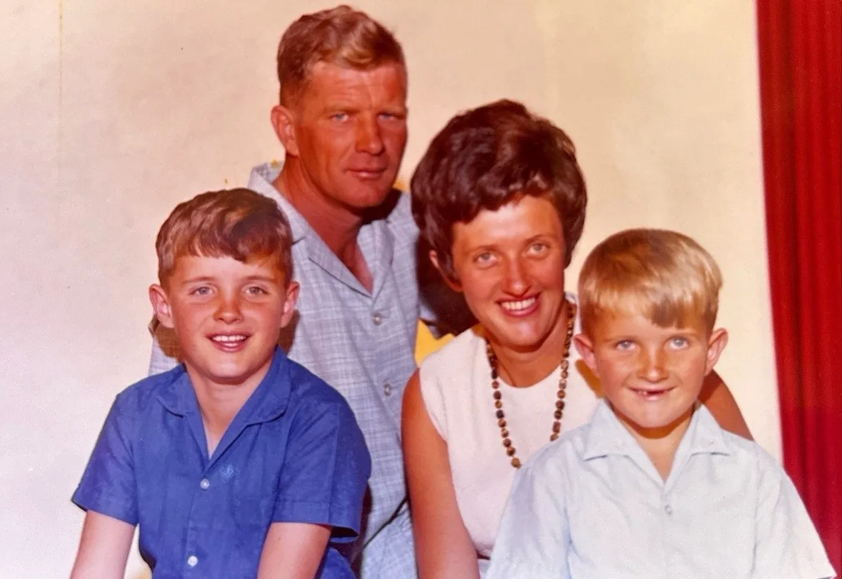 Dieter and Gisela Zwar family