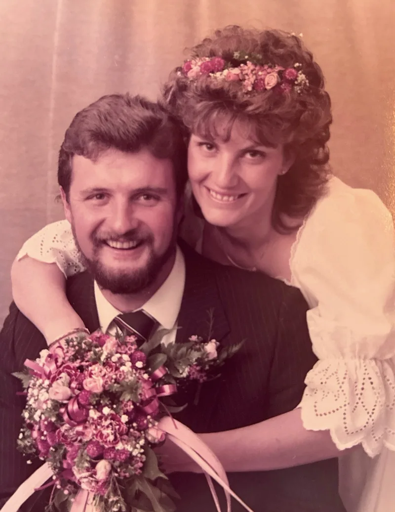 Elke and Winfried Zwar wedding